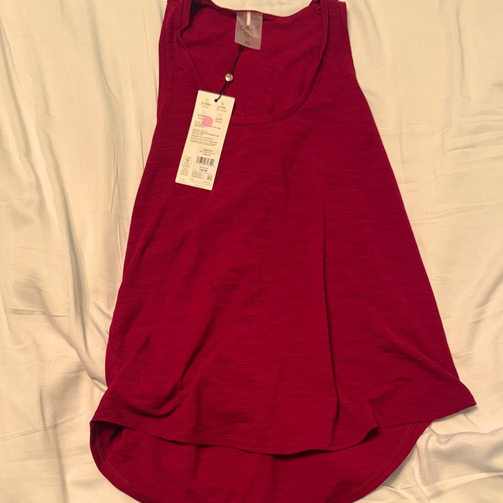 Women's Red Sleeveless Top